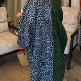 IMANI – AFRIKAANSE PRINT V-HALS KAFTAN MAXI JURK