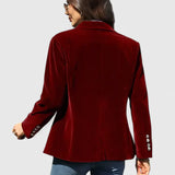 VALERIE – ELEGANTE FLUWELEN BLAZER