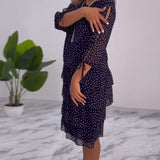 CLARA – ELEGANTE GEDEKTE POLKADOT-JURK