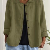 KENDRA – CASUAL BLOUSE-JAS MET KNOOPSLUITING
