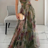 Giselle™ | Betoverende Maxi-jurk met Bloemenprint