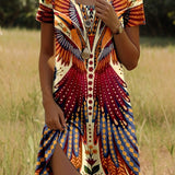 JULIA – LEVENDIGE BOHO CHIC JURK