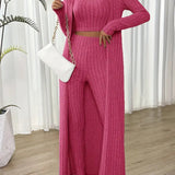 Solène - Chic Geribbelde Set