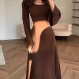 Lubberta™ | Elegante Gebreide Maxi Jurk