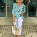 Dorothea - Elegante Bloemenblouse