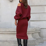 Lieke™ | Stijlvolle Jurk met Open Schouders