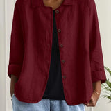 KENDRA – CASUAL BLOUSE-JAS MET KNOOPSLUITING