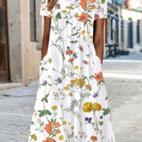 LORENA – FLORALE A-LINE JURK