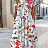 LORENA – FLORALE A-LINE JURK