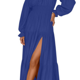 KENDRA – ROMANTISCHE OFF-SHOULDER MAXI JURK