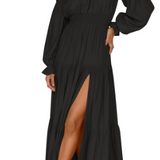 KENDRA – ROMANTISCHE OFF-SHOULDER MAXI JURK