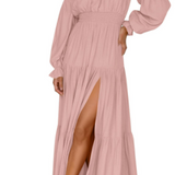 KENDRA – ROMANTISCHE OFF-SHOULDER MAXI JURK