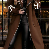 TRINA – LANGE COAT MET CAPUCHON