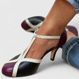 KATY – ELEGANTE T-STRAP HAKKEN