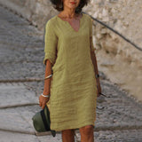 Wivine™ | Elegante Jurk met V-hals