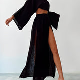 Verena™ | Chique linnen tweedelige set