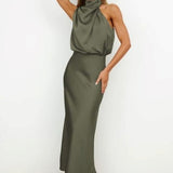 Cedra™ | Elegante Zijden Jurk