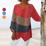 Leviana | Artistieke V-hals Blouse