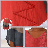 Leviana | Artistieke V-hals Blouse