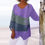 Leviana | Artistieke V-hals Blouse