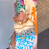 SIENNA – SHIRTJURK MET GEDURFDE PRINTMIX