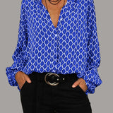 EDWINA I GEOMETRISCHE BLOUSE