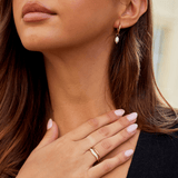 Gouden Sahara Ring met Lagen