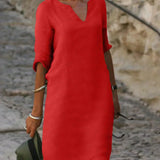 Wivine™ | Elegante Jurk met V-hals