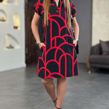 Lisanne™ | Jurk met Korte Mouwen