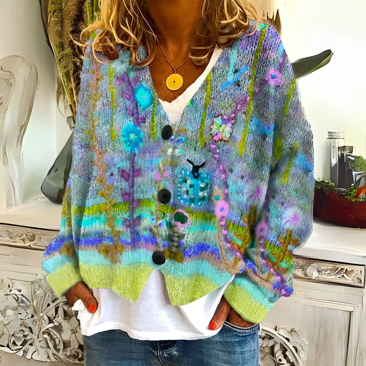 Emma | Bloemen Cardigan