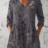 CAMILLE – BLOEMEN V-HALS TUNICJURK