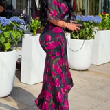 VIVIANA – BLOEIENDE ELEGANTIE WIKKEL MAXI JURK