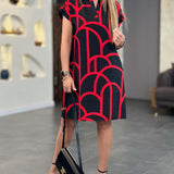 Lisanne™ | Jurk met Korte Mouwen
