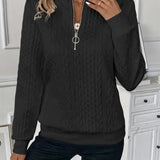 Jorien™ | KNIT PULLOVER MET Ritssluiting
