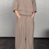 Renaya - Casual Set van Katoen-Linnen