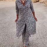 NAOMI – MONOCHROME CHIC TWEEDELIGE SET