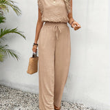 Eliza™ | Elegante Kanten Mouwloze Set