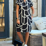 Lisanne™ | Jurk met Korte Mouwen