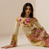 ALINA – ROMANTIC FLORAL GLIDE JURK