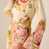 ALINA – ROMANTIC FLORAL GLIDE JURK