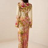ALINA – ROMANTIC FLORAL GLIDE JURK