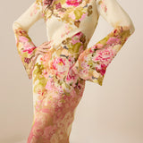 ALINA – ROMANTIC FLORAL GLIDE JURK