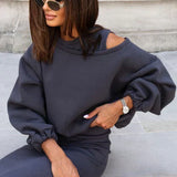 Lieke™ |  Stijlvolle Jurk met Open Schouders