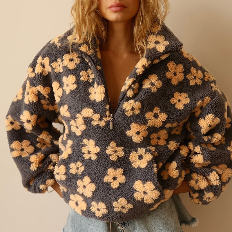 Saskia | Boheemse fleece trui