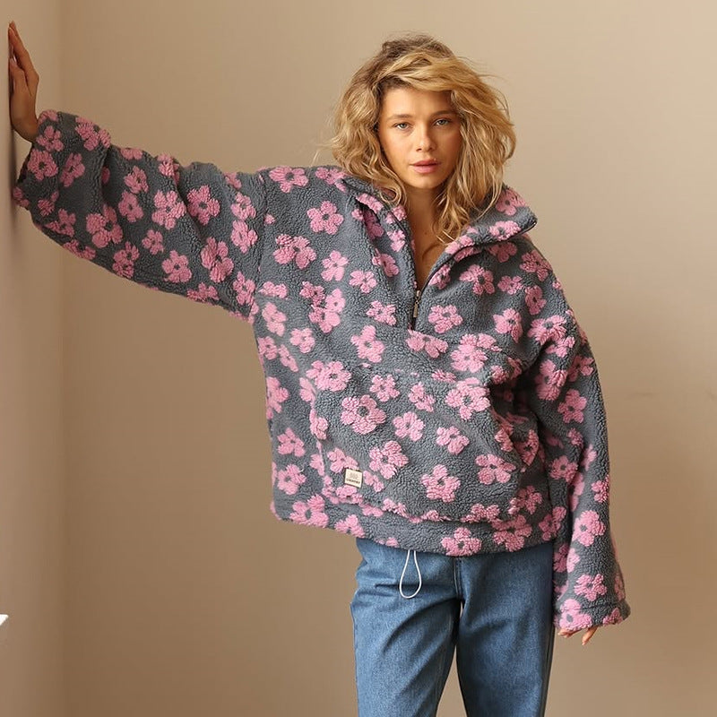 Saskia | Boheemse fleece trui