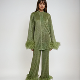 Liya™ | Tweedelige veren halsketting