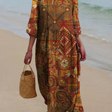 DELILAH – LICHTE BLOEMEN MAXI JURK