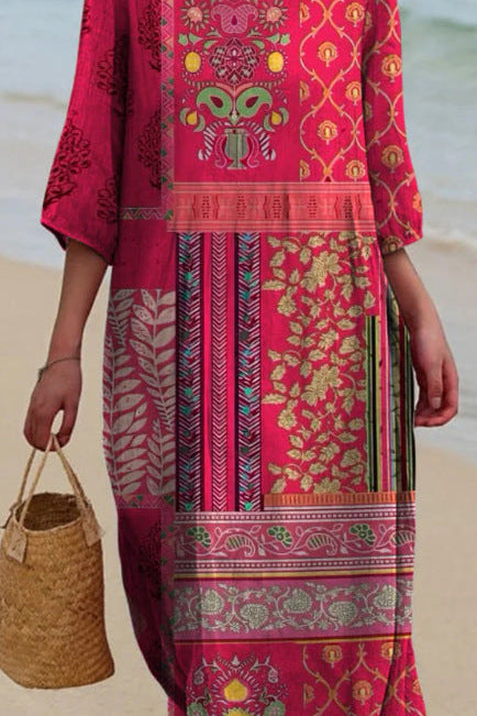DELILAH – LICHTE BLOEMEN MAXI JURK