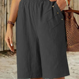 Céline - Katoenen Linnen Shorts