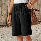 Céline - Katoenen Linnen Shorts